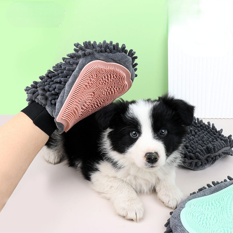 All-in-One Pet Grooming Glove – Clean, Massage, Relax