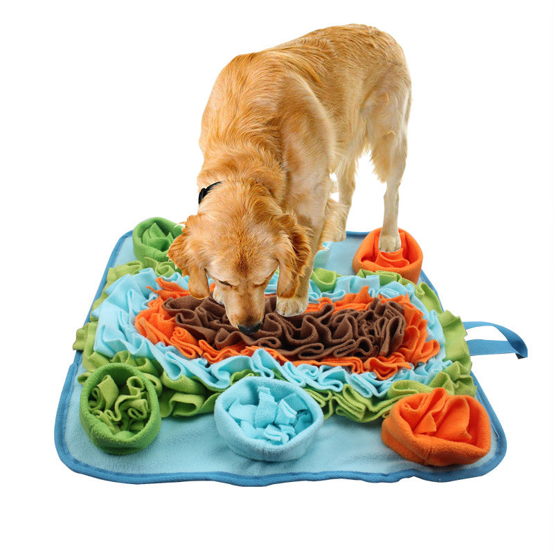 Keep Dogs Entertained with Snuffle Feeding Mat