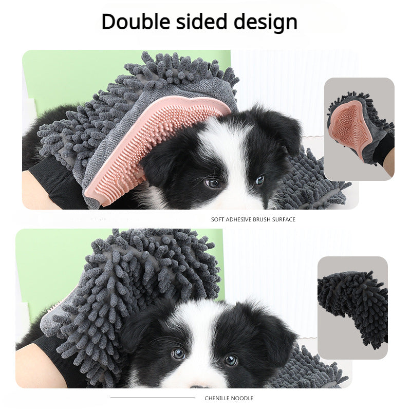 All-in-One Pet Grooming Glove – Clean, Massage, Relax