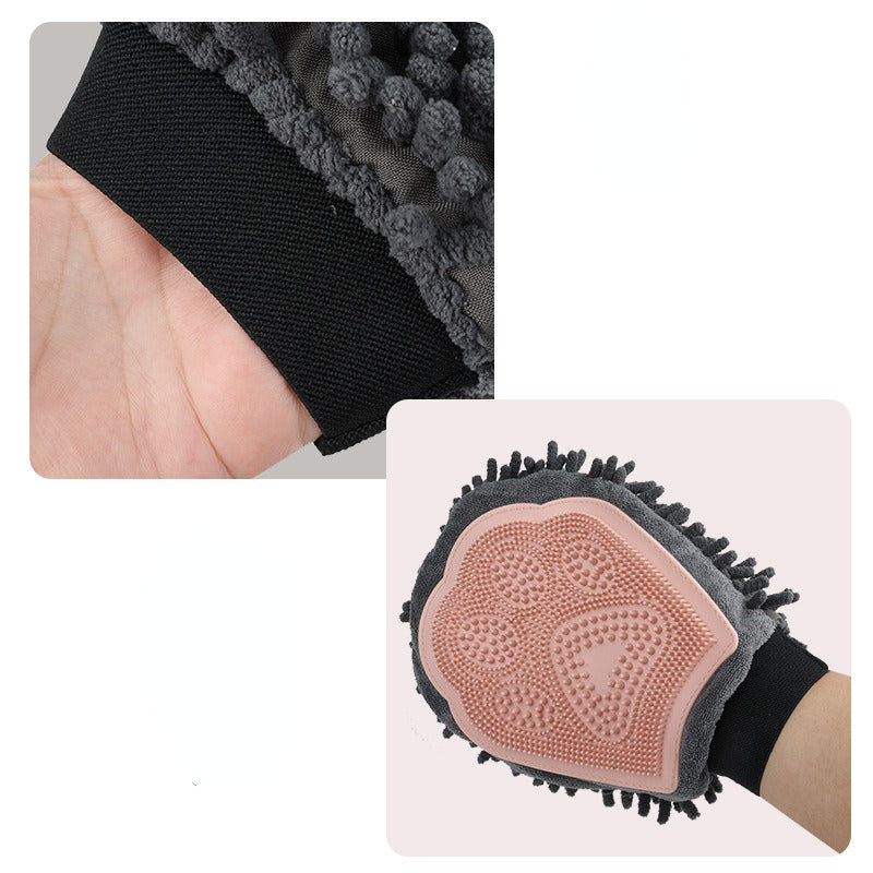 All-in-One Pet Grooming Glove – Clean, Massage, Relax