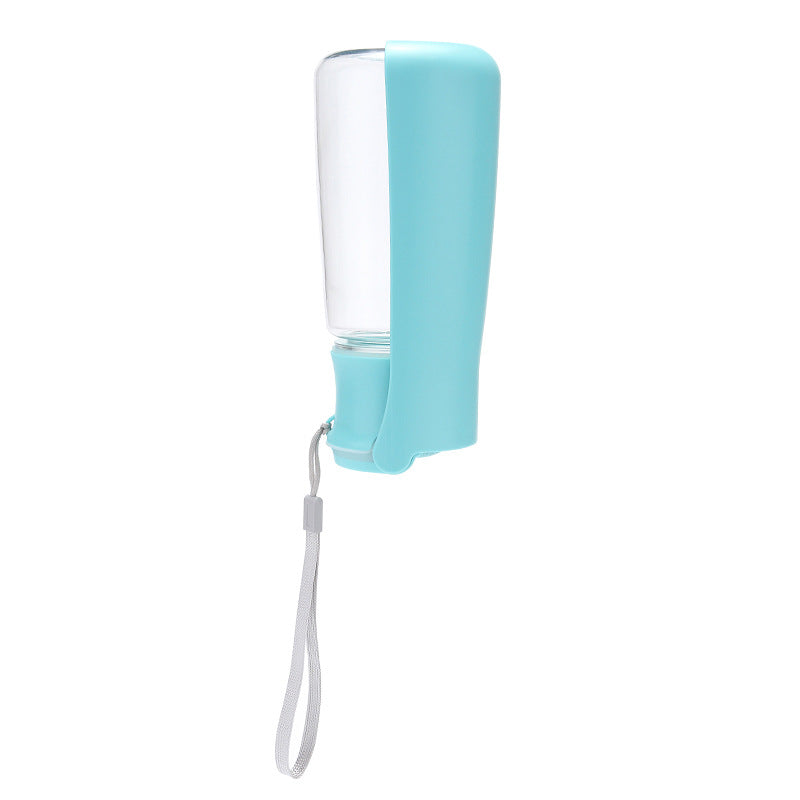 Thirsty No More! Portable Dog Water Bottle with Foldable Bowl