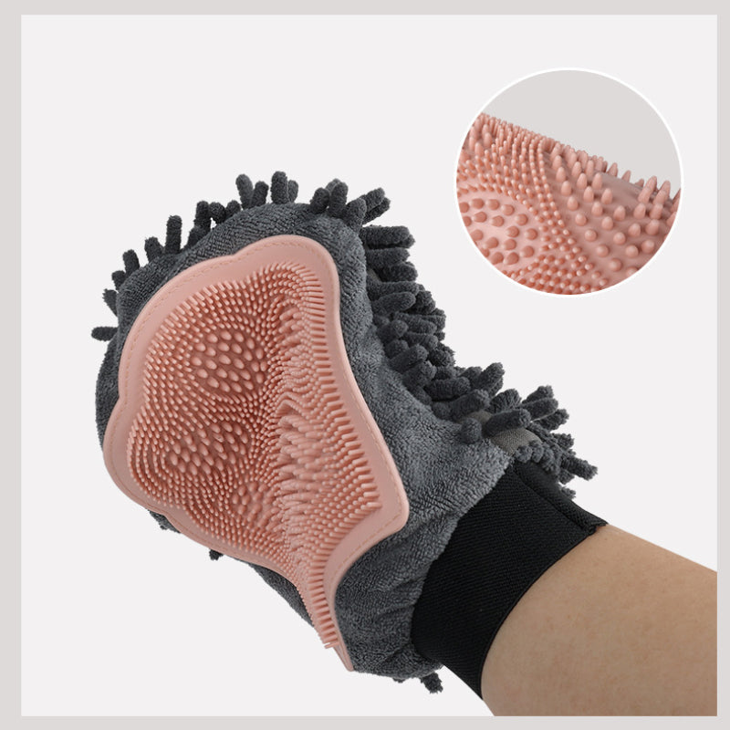 All-in-One Pet Grooming Glove – Clean, Massage, Relax