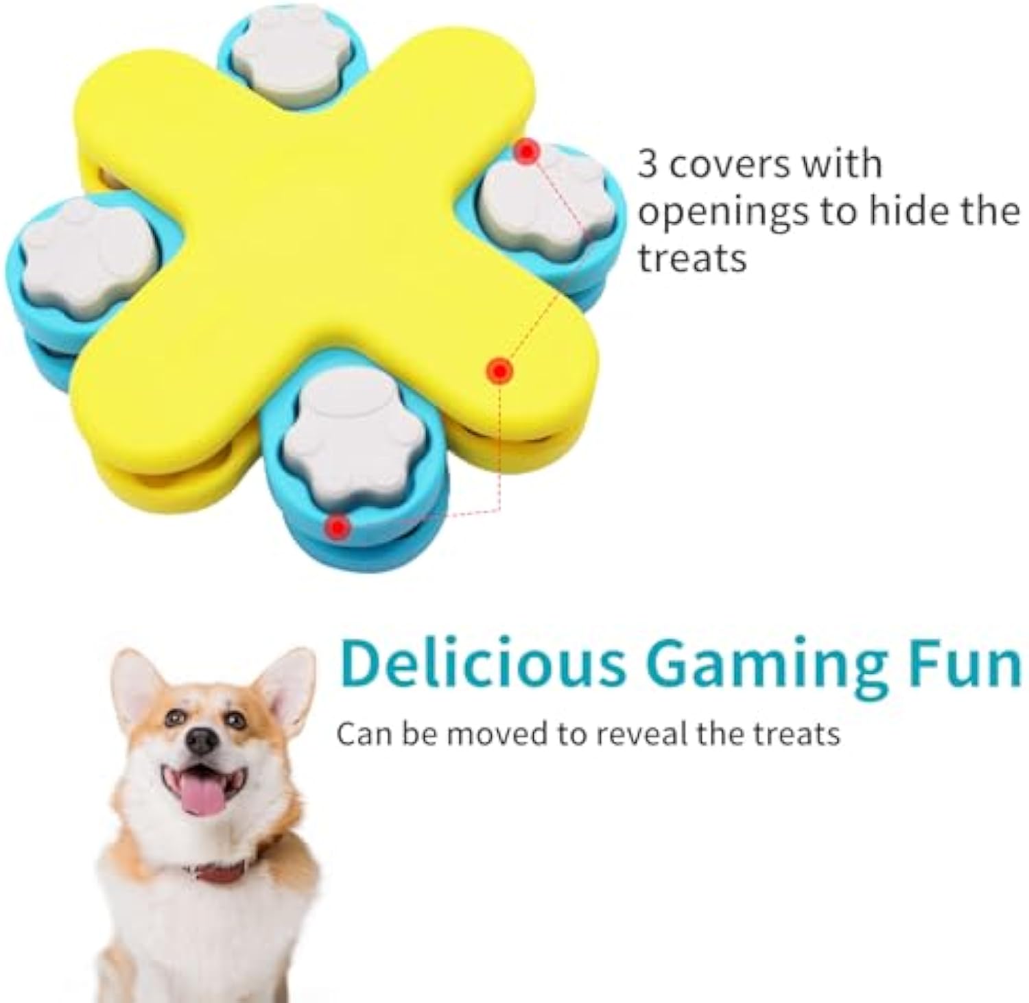 Happy Mealtime Dog Puzzle Toy Slow Feeder