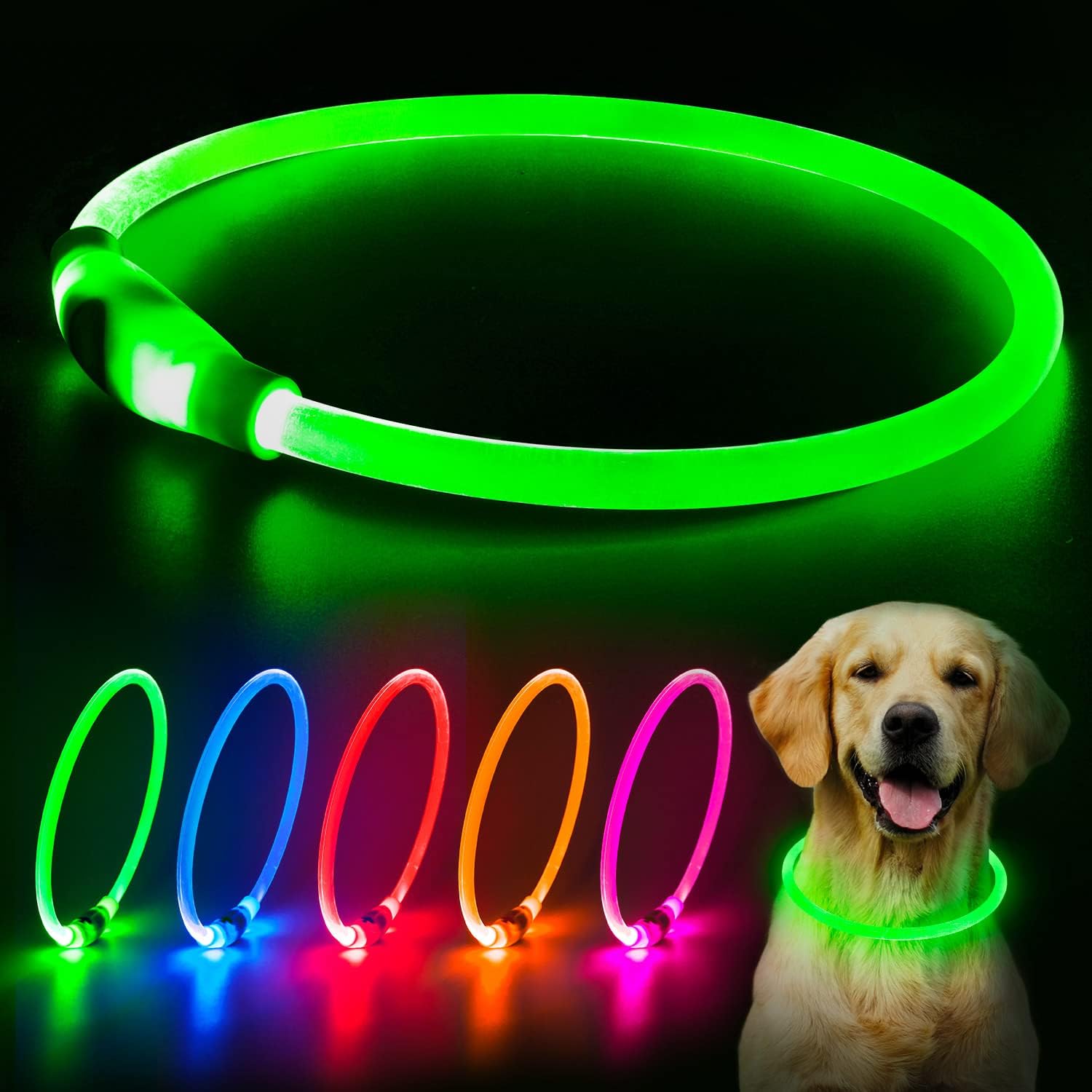 NightGlow Dog Collar – Easy Visibility for Every Walk