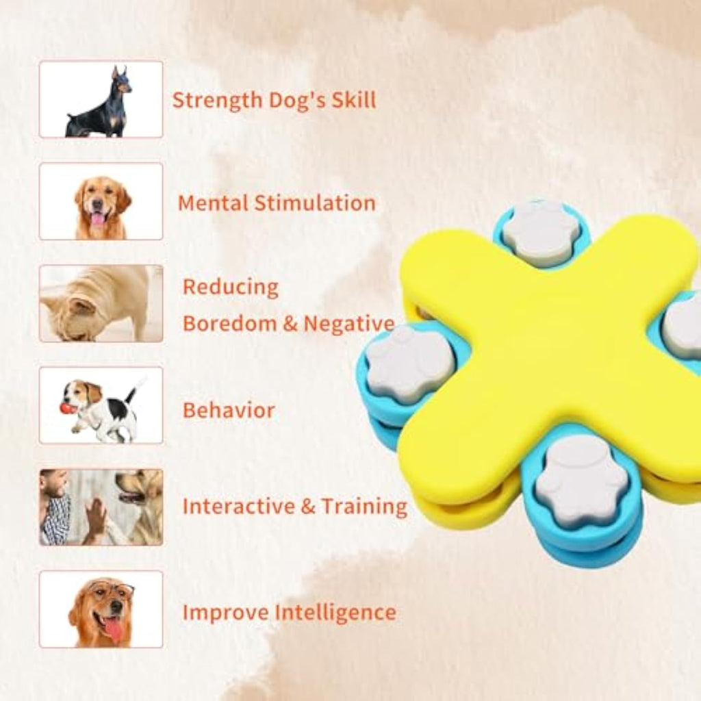 Happy Mealtime Dog Puzzle Toy Slow Feeder