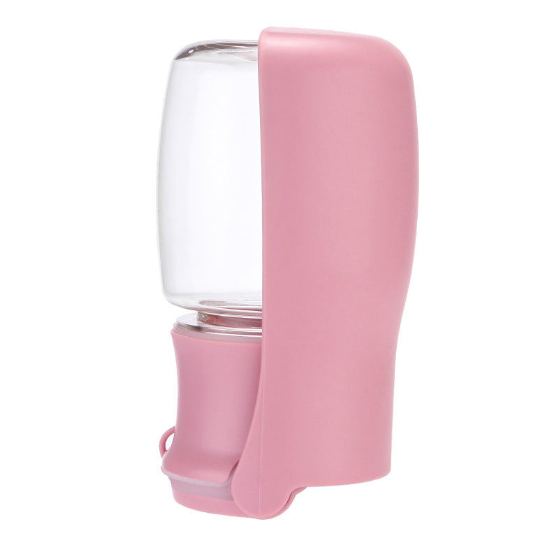 Thirsty No More! Portable Dog Water Bottle with Foldable Bowl